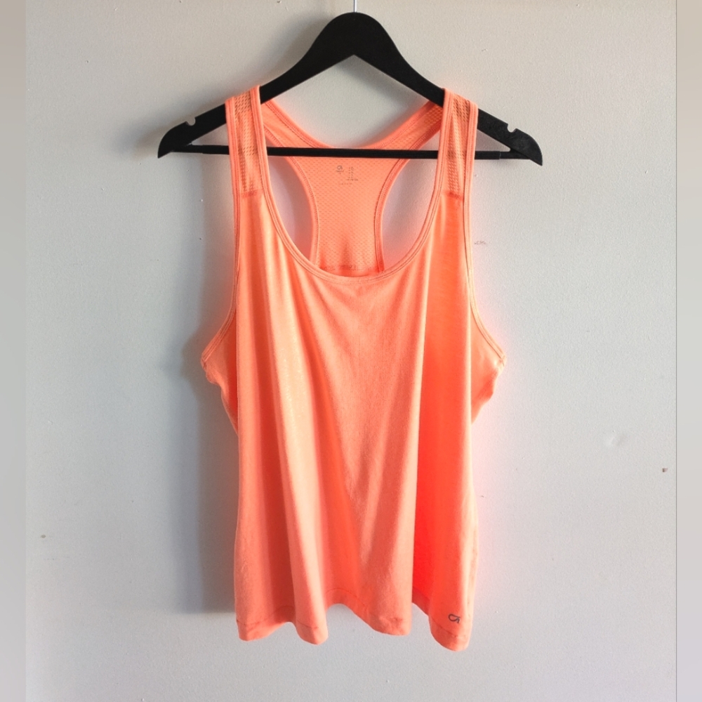 NWOT GAP Neon Orange athletic Tank Top size XL